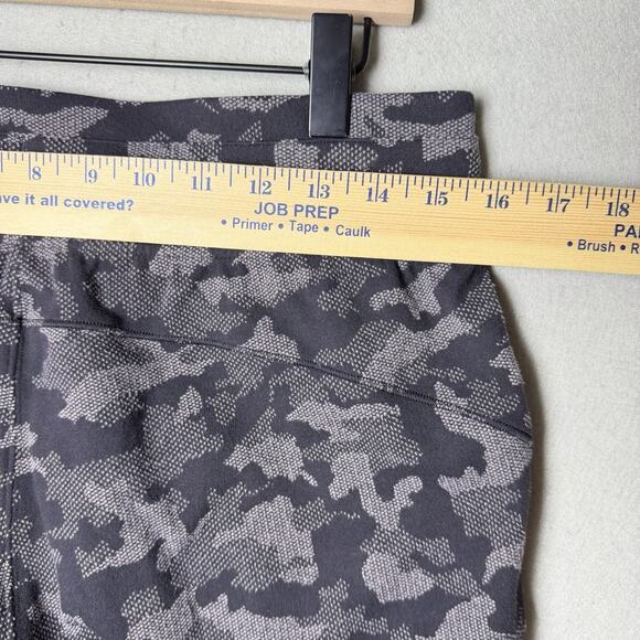 Lululemon Ready To Rulu Jaquard Camo Lunar Black/Grey Cropped Jogger Womens 10 - Picture 8 of 9